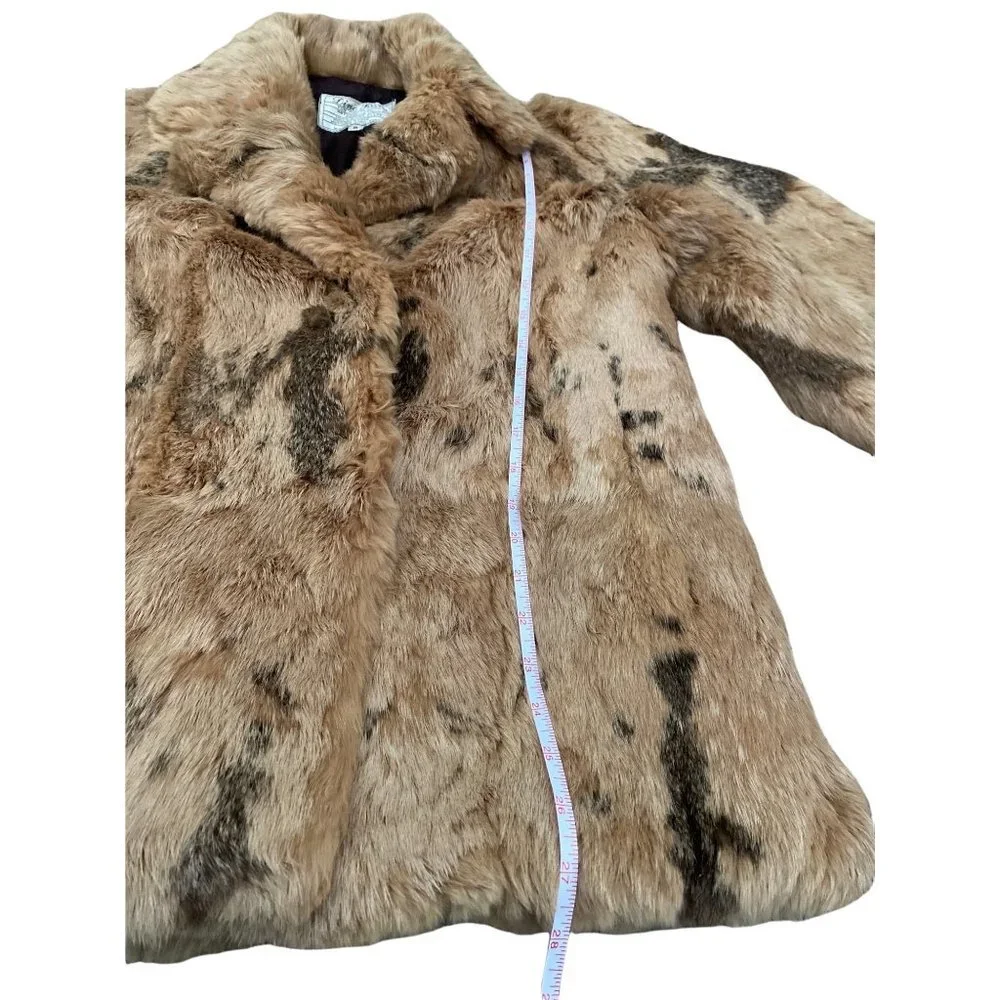 Beautiful authentic fur coat vintage size small warm - Picture 12 of 13